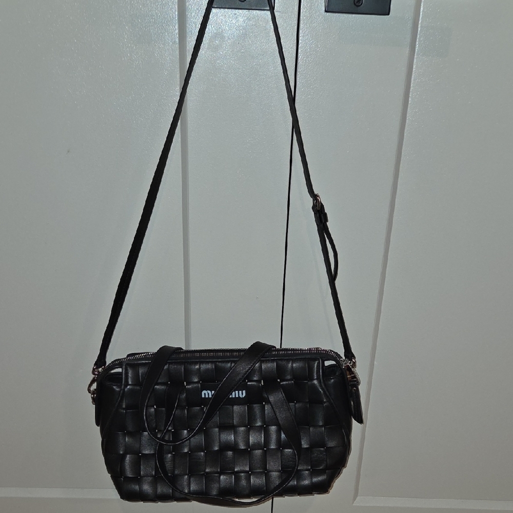 Miu Miu Intreccio Nero Black - Picture 11 of 16